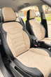 5D Чехлы на сиденья для MITSUBISHI OUTLANDER 2001-2006 Autovalom Flannel с бежевой вставкой - изображение 3