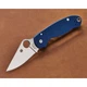 Ніж Spyderco Para 3 Satin SPY27 Cobalt Blue G10 (C223GPCBL) - зображення 6