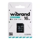 Карта MicroSDHC Wibrand память 16gb UHS-1/10 Class с адаптером Черный - изображение 2