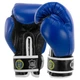 Перчатки для бокса и единоборств кожаные Boxer 2001 Blue-Black 12 унций - изображение 2