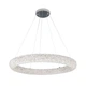 Люстра подвесная светодиодная хрустальная LED кольцо Levistella 7897200 (800) CH хром - изображение 1