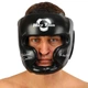 Шолом боксерський шкіряний з повним захистом Hard Touch Boxing 5235 розмір L Black - зображення 7