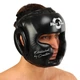 Шолом боксерський шкіряний з повним захистом Hard Touch Boxing 5235 розмір L Black - зображення 8