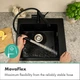 Змішувач hansgrohe Talis Select M54 PowderSpray для кухонної мийки 72861670, чорний матовий - изображение 10