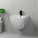 Змішувач HANSGROHE Vernis Shape для біде з донним клапаном pop-up Matt Black (71211670) - изображение 3