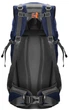 Туристический рюкзак Springos 60 L survival kemping со свистком Темно-синий (5907719484426) - изображение 3