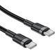 Кабель Acefast C22-03 Type-CM - Type-CM 1.2м USB 2.0 60W Aluminum Alloy Black (6974316285137) - изображение 3