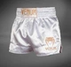 Шорты для тайского бокса и кикбоксинга Venum Classic (Muay Thai Shorts) белый р. S (Рост: 130–140 см | Вес: 30–35 кг) - изображение 1
