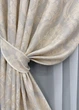 Комплект готових штор VR-Textil Льон Корона Марія № 1268ш Світло-сірий з золотистим 150х250 см 2 шт (39-918) - зображення 5