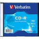 Диск CD Verbatim CD-R 700Mb 52x 1шт Slim Case (43347-1disk) - зображення 1