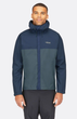 Куртка мужская мембранная Rab Downpour Jacket, Tempest Blue, XXL (RB QWI-06-TMB-XXL) - изображение 1