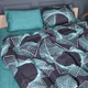Простынь MirSon King Size 220x240 см 22-1442 Neon Emerald Lines (2200012406502) - изображение 5