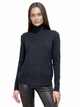 Женский базовый гольф-водолазка с кашемиром Moni &Co Чёрный XL-XXL (50-52) - изображение 1