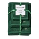 Набор 6 хлопковых полотенец Lacoste для ванной 138x76 см х 2 шт + 40x76 см х 2 шт + 33x33 см х 2 шт Heritage Anti-Microbial Supima Cotton Зеленый (1159851425) - изображение 4