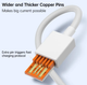 Кабель Xiaomi USB Type-C 6A турбо ( 33W 67W 45W 90W 120W ) White 100 см. для быстрой зарядки смартфона, планшета, Сяомі, Poco, Redmi Note - изображение 7