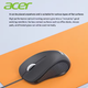 Мишка ігрова Acer M113 безшумна, миша для ноутбука чи комп'ютера дротова - зображення 3