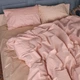 Простынь MirSon King Size 220x240 см 22-1444 Gentle Peach Glow (2200012407004) - изображение 2