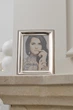 Серебряная фоторамка (код 16/2) 13*17 см - изображение 1