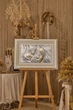 Серебряная икона Святое Семейство (LE 4656 ORO DM 8330 BG) 82x55 см - изображение 3