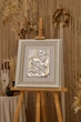 Икона серебряная Святая Семья (5001 ORO DM 8330 BG) 51x59 см - изображение 3