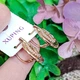 Сережки Xuping Jewelry довжина 1.9см ширина 1.6см медичне золото позолота 18К с1602 - зображення 4