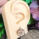Сережки Xuping Jewelry довжина 1.9см ширина 1.6см медичне золото позолота 18К с1602 - зображення 5