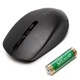 Беспроводная мышь METOO E0 2.4G Wireless и Bluetooth, тихий щелчок, проста в использовании Black - изображение 9