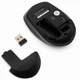 Беспроводная мышь METOO E0 2.4G Wireless и Bluetooth, тихий щелчок, проста в использовании Black - изображение 12