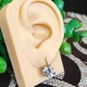 Серьги Xuping Jewelry длина 1.8см ширина 10мм медицинское золото позолота 18К с724 - изображение 3