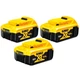Аккумулятор DeWALT XR 18V, 5 Ah, 3 шт (DCB184P3) - изображение 1