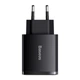Адаптер сетевой BASEUS CCXJ-E01 2USB Type-C 30W 3A PD QC Black - изображение 2