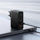 Сетевое зарядное устройство BASEUS GaN5 Pro 160W (2 Type-C + 1 USB) с кабелем - изображение 7