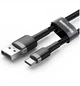Кабель Baseus Cafule USB to Type-C 2A 2м (CATKLF-CG1) Black/Grey - изображение 1