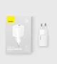 Зарядное устройство BASEUS 20W 3A Type-C Baseus Cube PD Quick Charger Original QC. PD. White - изображение 15