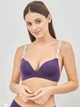 Бюстгальтер без косточек бесшовный с Push-up бесшовный brabrabra 115С 75B Ежевика (6907208008194) - изображение 1