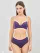 Бюстгальтер без косточек бесшовный с Push-up бесшовный brabrabra 115С 75B Ежевика (6907208008194) - изображение 3