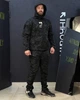 Костюм Gman SoftShell на флісі Куртка з капюшоном + Штани чорний мультикам розмір M - зображення 2