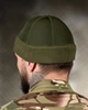 Шапка-Докерка Softshell на флісі олива розмір One Size - зображення 2