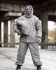 Костюм OBLIVION Level 7 Куртка з капюшоном + Штани сірий розмір L-XL - изображение 1
