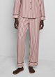 Женские пижамные штаны Primark Wide Leg Pajama Bottoms XS для дома и сна Бордовый (8758) - изображение 1