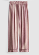 Женские пижамные штаны Primark Wide Leg Pajama Bottoms XS для дома и сна Бордовый (8758) - изображение 5