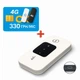 Карманный модем-роутер MF800 (4G LTE) со встроенной батареей + Подарок — безлимитная SIM-карта Киевстар - изображение 1