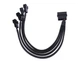 Переходник molex to 4 x 3pin - разветвитель питания для кулеров - изображение 3