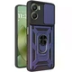 Протиударний броньований чохол із захистом камери для Motorola Moto G06 та G06 Power Armor Case Keysion blue - изображение 1