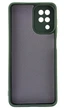 Чохол Pro Camera для Samsung Galaxy A12 / A125 бампер із мікрофіброю зелений - зображення 2