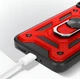 Протиударний чохол Armor Ring + захиcт камери для Xiaomi Redmi Note 9 case Simon червоний - изображение 10