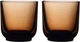 Zestaw szklanek Fellow Pirch Cappuccino 2 x 190 ml Bursztynowych (840228808688) - obraz 1