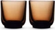 Zestaw szklanek Fellow Pirch Cappuccino 2 x 190 ml Bursztynowych (840228808688) - obraz 2