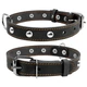 Ошейник Collar одинарный с украшениями 20 мм х 32-40 см Черный (01351 Col) - изображение 2