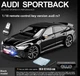 Коллекционная детализированная металлическая модель Audi RS 7 Sportback с пультом (фары, сигнал, стробоскоп) 1:18 - изображение 6